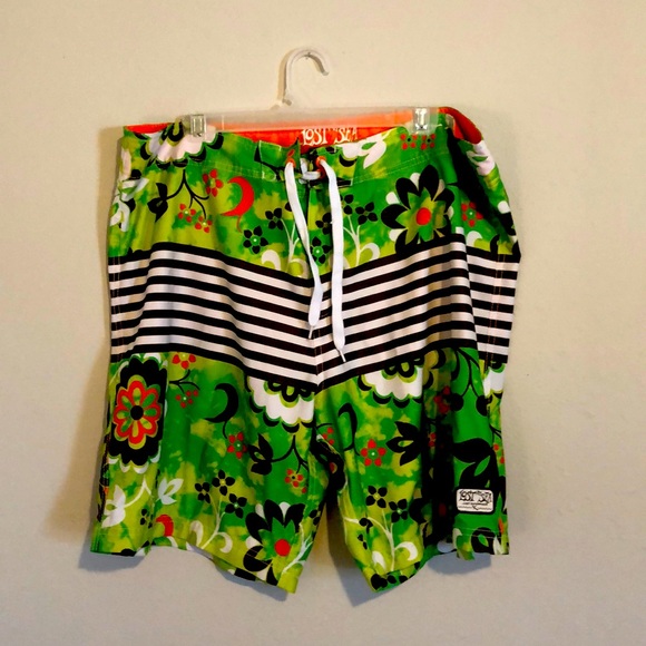 Lost at Sea Board Shorts 40
